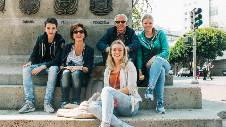 Leferink Family, Visitors from the Netherlands. Photo by Rua Al-Abweh.