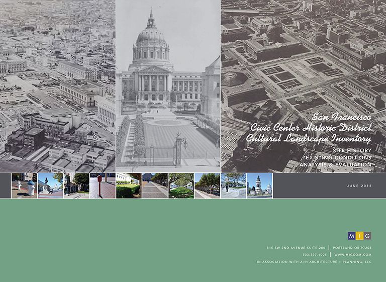 Civic Center Historic District Cultural Landscape Inventory report cover
