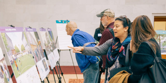 Civic Center Public Realm Plan Open House, February 27, 2019. Photo by SF Planning.