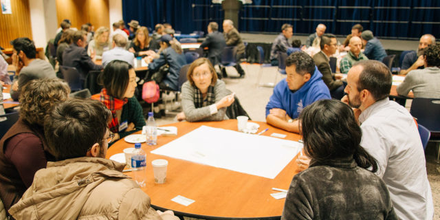 Civic Center Public Realm Plan workshop 1 participants, November 1, 2017. Photo by SF Planning.